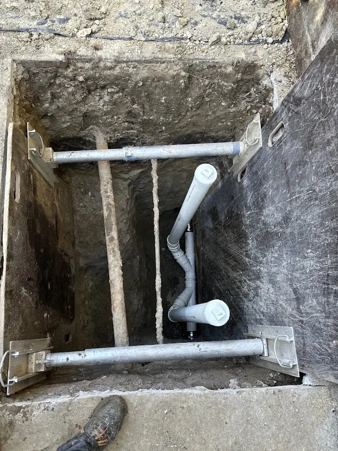 Experienced plumber completing Gas Line Repair work in King